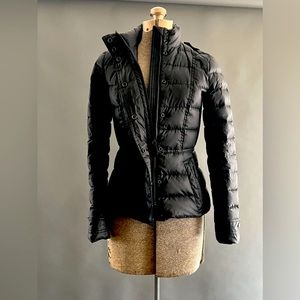 black burberry puffer jacket